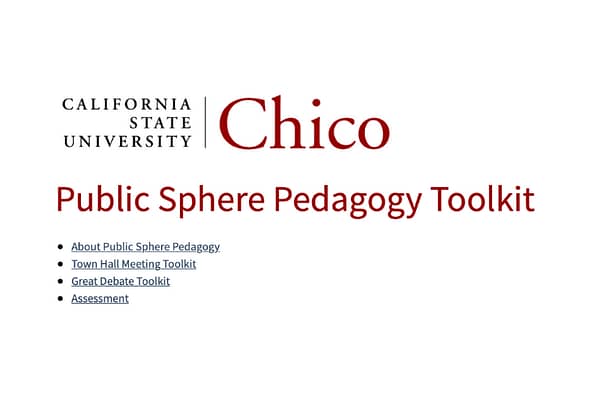 Public Sphere Pedagogy Toolkit