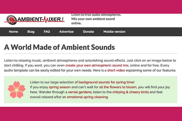 Ambient Mixer