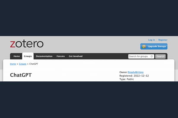 ChatGPT Zotero Library - from Lee Skallerup Bessette