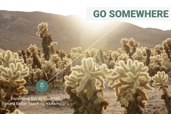 Desert scene with cacti: Go Somewhere