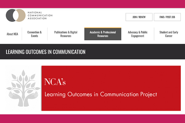 Communication Learning Outcomes