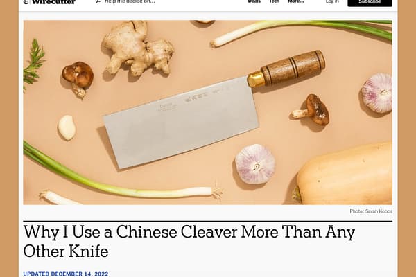 Chinese Vegetable Knife