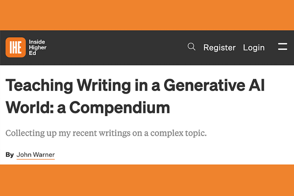 Teaching Writing in a Generative AI World: a Compendium