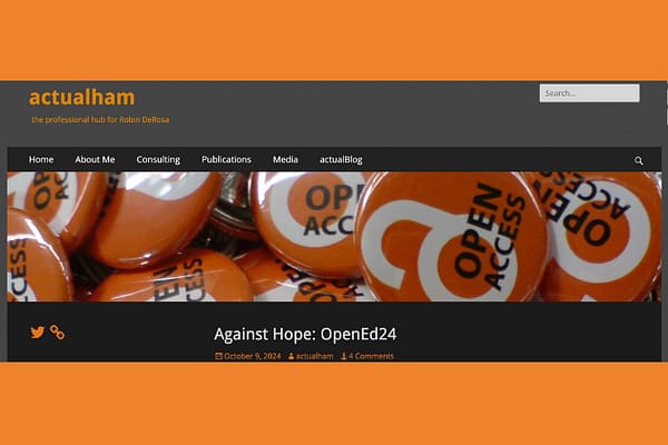 Against Hope: OpenEd24 with Robin DeRosa