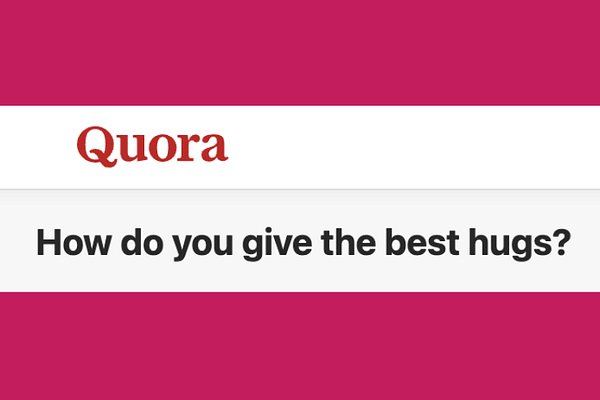 Give good hugs