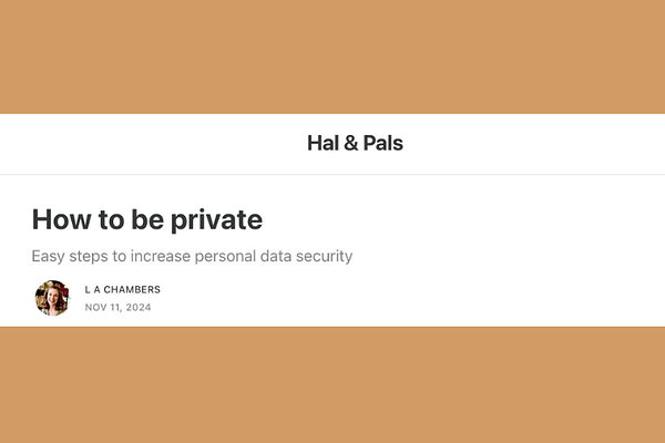 How to be private: Easy steps to increase personal data security
