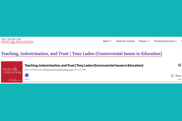 Teaching, Indoctrination, and Trust
