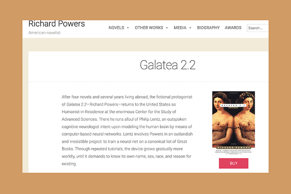 Galatea 2.2: A Novel, by Richard Powers