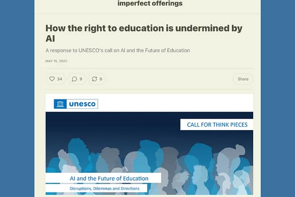 How the right to education is undermined by AI