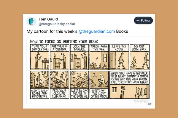 Cartoon about writing