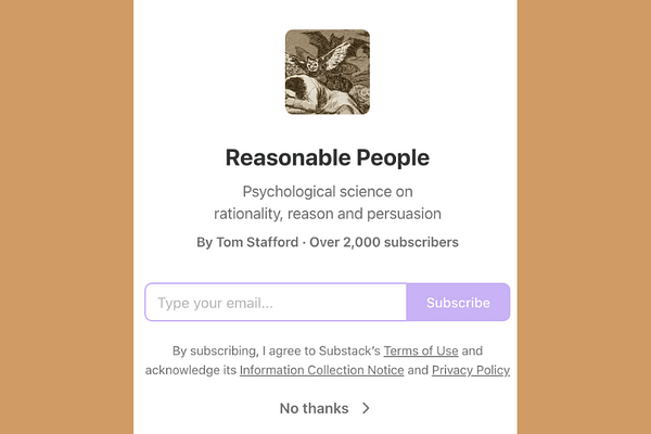 Reasonable People with Tom Stafford