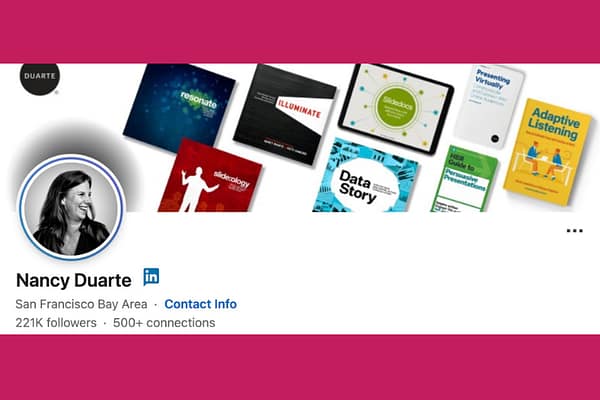 Nancy Duarte on LinkedIn