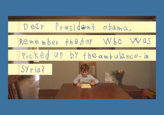 6-Year-Old Asks Obama to Bring a Syrian Boy to Live with Him