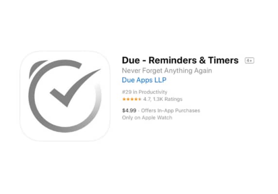 Mobile App: Due