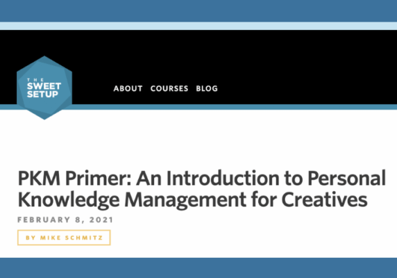 PKM for Creatives