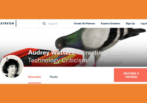 Support Audrey Watters on Patreon