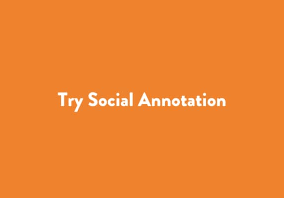 Try Social Annotation