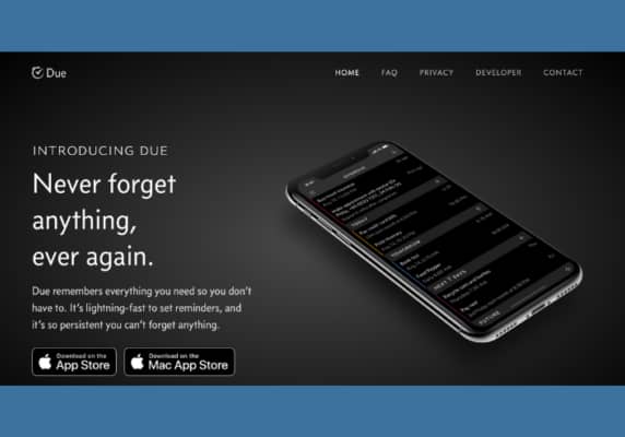 Website: Due App