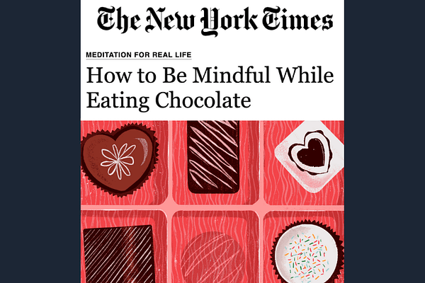 How to be Mindful While Eating Chocolate