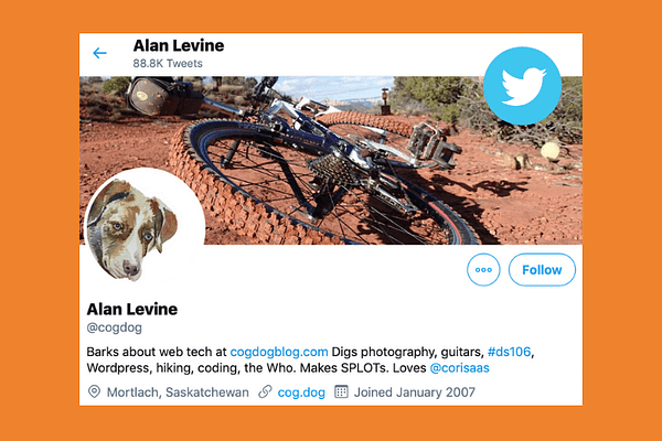 Alan Levine on Twitter