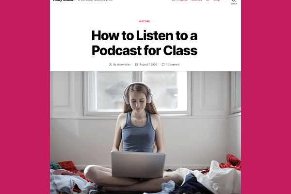How to Listen to a Podcast for Class