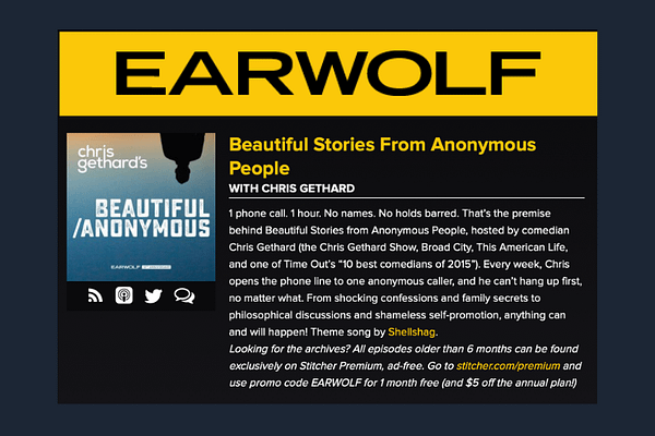 Beautiful Stories from Anonymous People