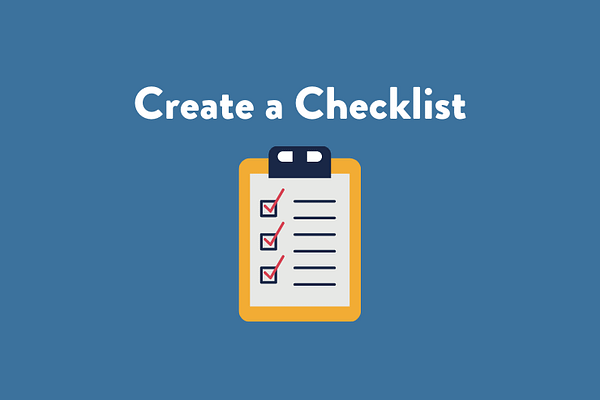 Create a Checklist