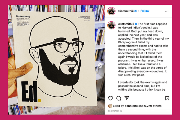 Clint Smith’s Instagram post
