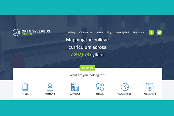 Open Syllabus Project