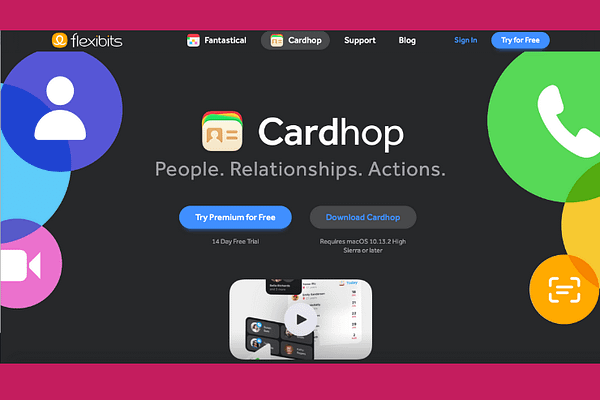 Use CardHop to Print Individual Address Labels