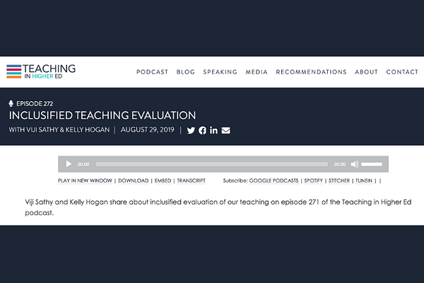 Episode 272 Inclusified Teaching Evaluation