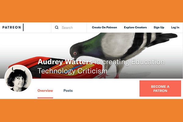 Support Audrey Watters on Patreon