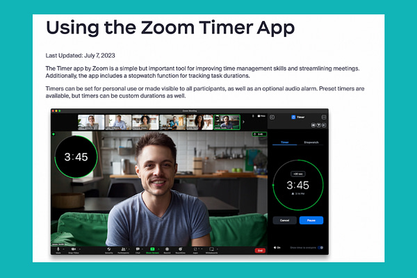 Timer App by Zoom