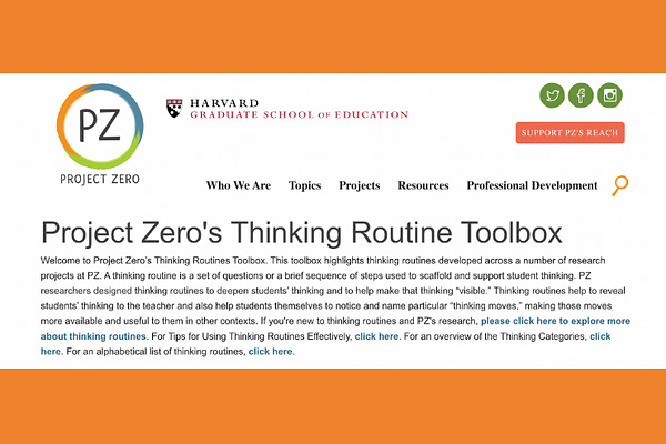 Project Zero’s Thinking Routines Toolbox