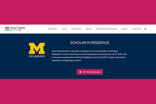 Bonni’s Scholar in Residence Page