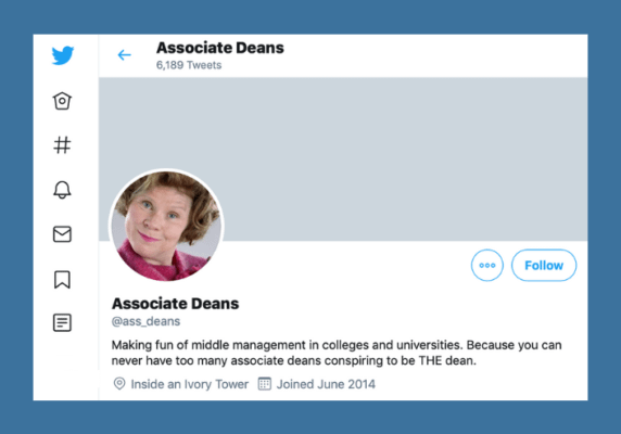 Associate Deans on Twitter