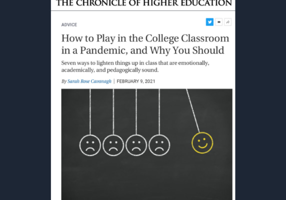 How to Play in the College Classroom, by Sarah Rose Cavanagh