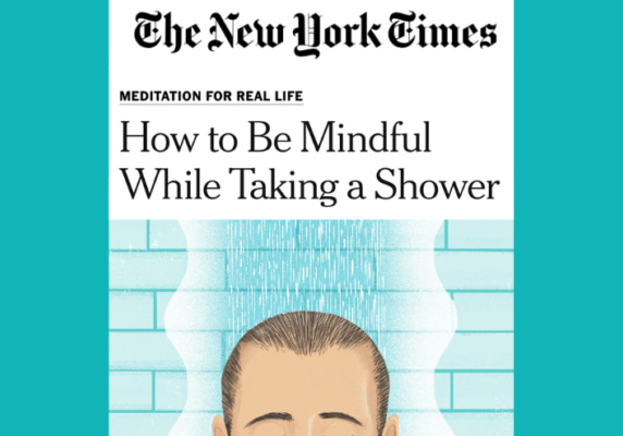 How to be Mindful While Taking a Shower