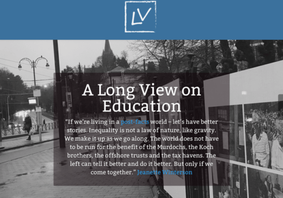 Long view of education blog by Benjamin Doxtdator