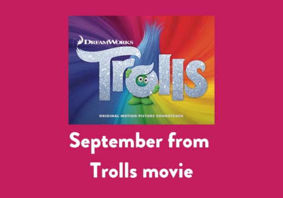 September from Trolls movie