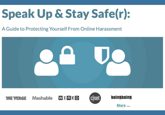 Speak Up & Stay Safe(r): A Guide to Protecting Yourself From Online Harassment