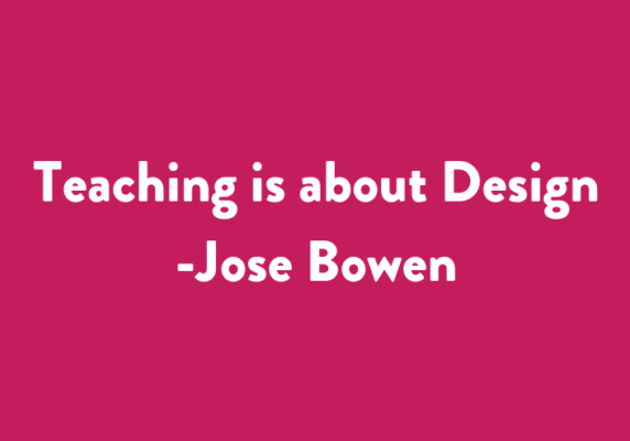 Teaching is about design