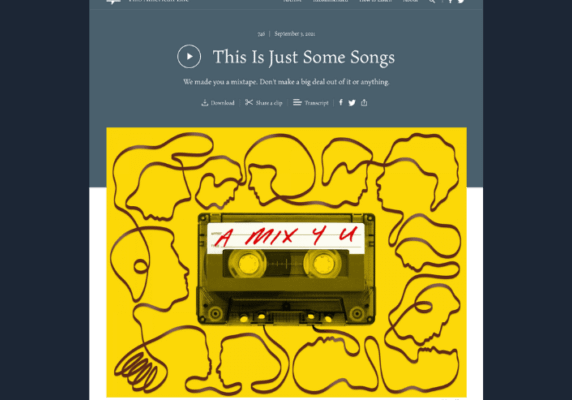 This is Just Some Songs- This American Life Episode 746