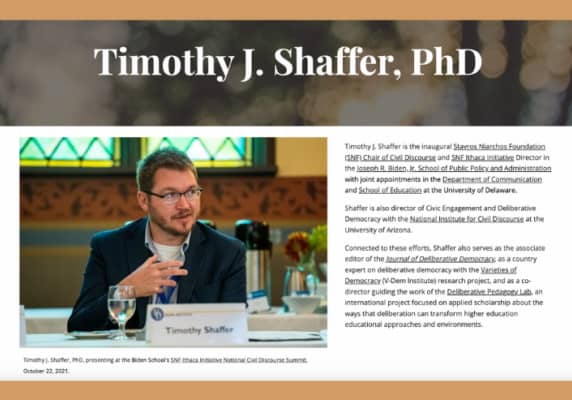 Timothy J. Shaffer’s Website