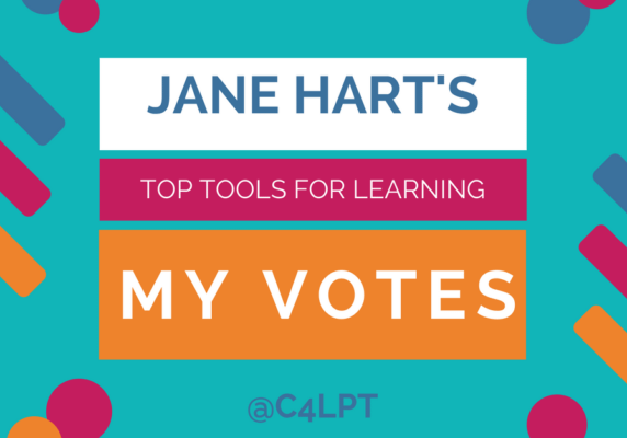 My votes on Jane Hart's Top Tools for Learning