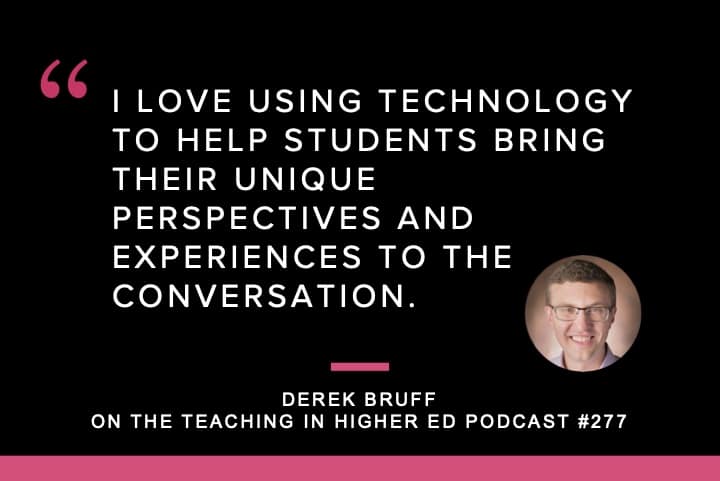 Intentional Tech, with Derek Bruff Meta Description (160 char. max): Derek Bruff discusses his book, Intentional Tech: Principles to Guide the Use of Educational Technology in College Teaching.