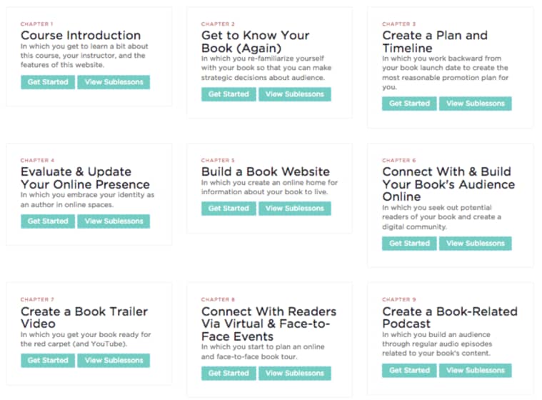 Academic book promotion course