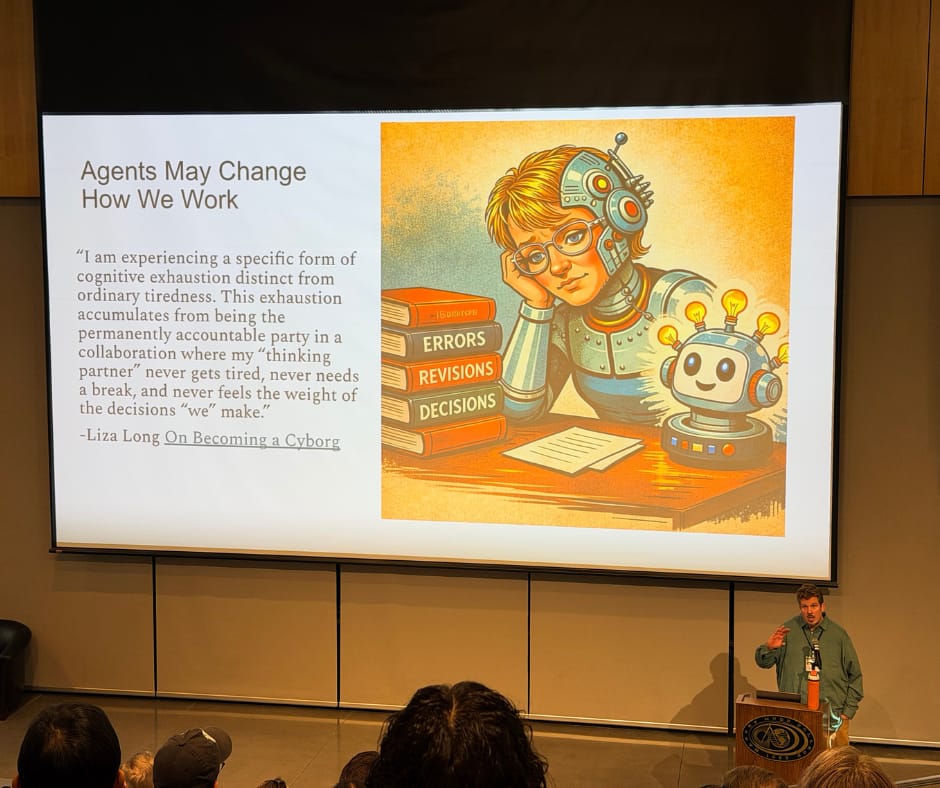 Agents may change how we work with a half-robot/half-person as the image