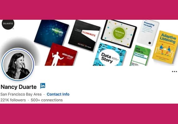 Nancy Duarte on LinkedIn