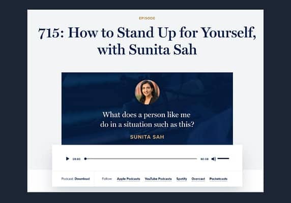 Coaching for Leaders - 715: How to Stand Up for Yourself, with Sunita Sah